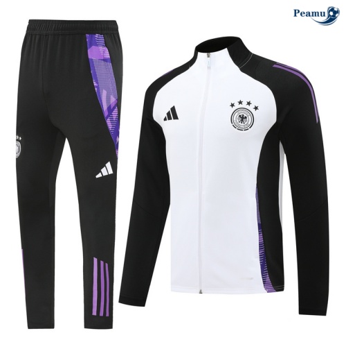 Collezione Tuta Calcio giacca Germania bianco 2024-2025