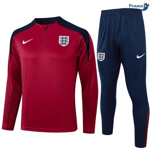 Shopping Tuta Calcio Inghilterra rosso granate 2024-2025