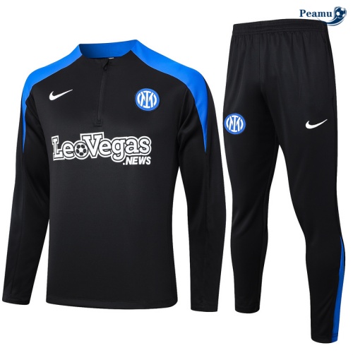 Nuove Tuta Calcio Inter Milan nero 2024-2025