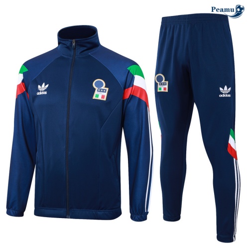Acquistare Tuta Calcio giacca Italia blu marino 2024-2025