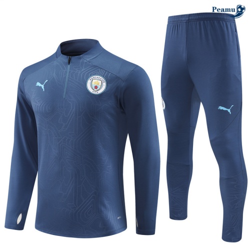 Vendere Tuta Calcio Manchester City blu 2024-2025
