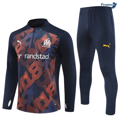 Offrire Tuta Calcio Marsiglia blu marino 2024-2025