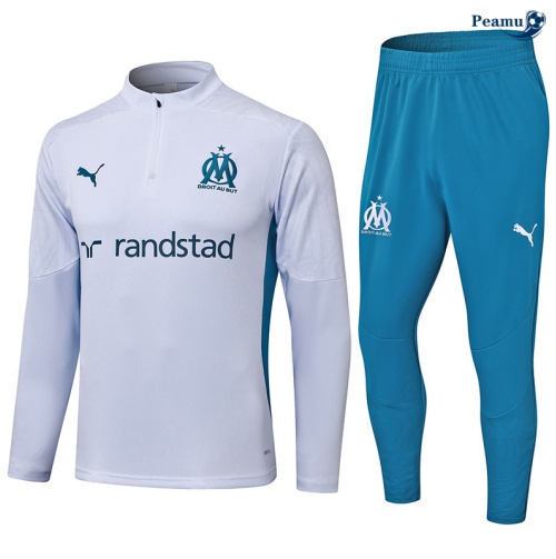Shopping Tuta Calcio Marsiglia bianco 2024-2025