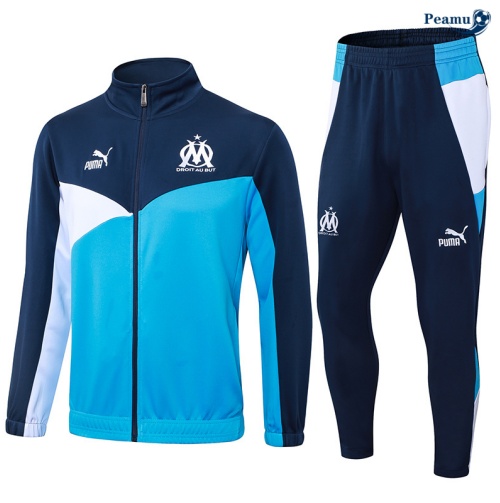 Sconto Tuta Calcio giacca Marsiglia cielo blu 2024-2025