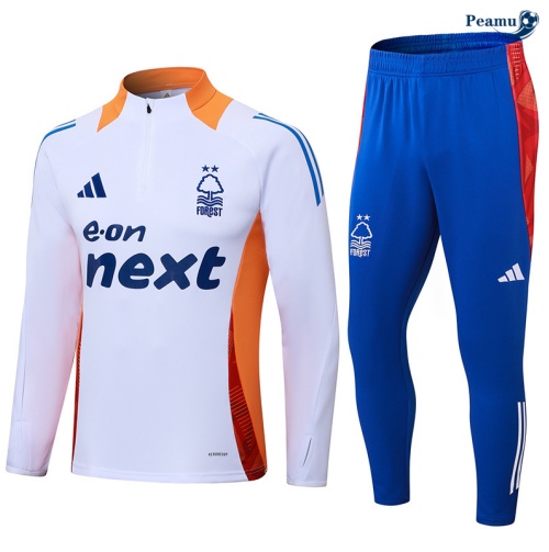 Negozio Tuta Calcio Nottingham Forest bianco 2024-2025