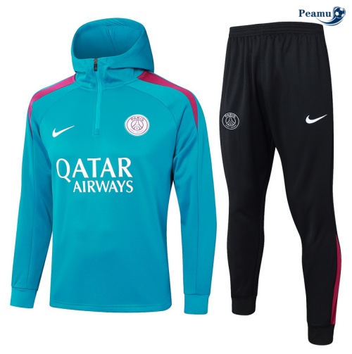 Acquistare Tuta Calcio - Felpa con cappuccio PSG blu 2024-2025