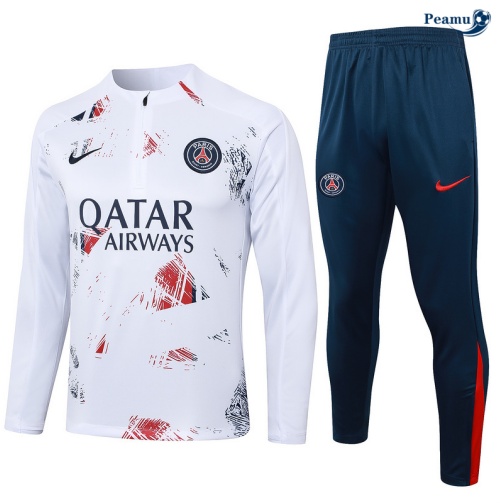 Vendere Tuta Calcio PSG bianco 2024-2025