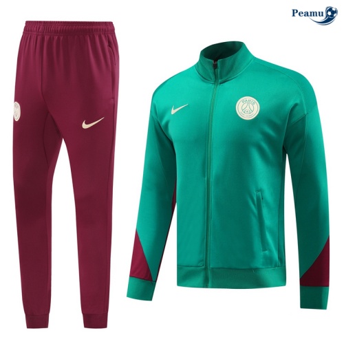 Acquista Tuta Calcio giacca PSG verde 2024-2025