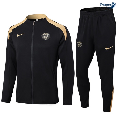 Acquistare Tuta Calcio giacca PSG nero 2024-2025