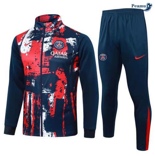 Shopping Tuta Calcio giacca PSG blu marino 2024-2025