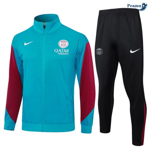 Creare Tuta Calcio giacca PSG blu 2024-2025