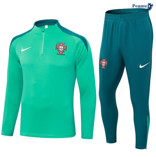 Collezione Tuta Calcio Portogallo verde 2024-2025