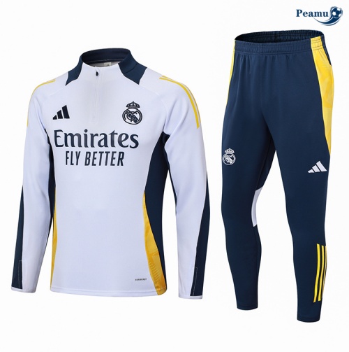 Collezione Tuta Calcio Real Madrid bianco 2024-2025
