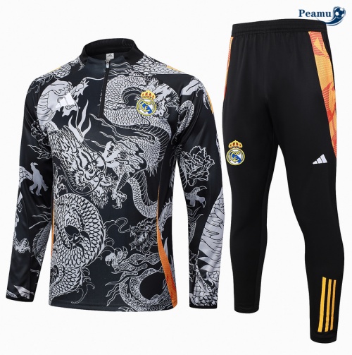 Nuovo Tuta Calcio Real Madrid nero 2024-2025