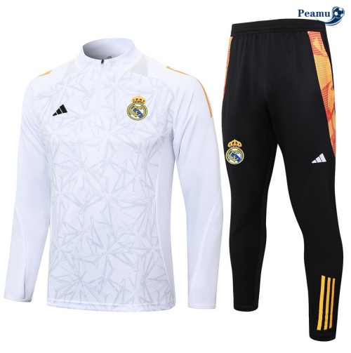 Acquista Tuta Calcio Real Madrid bianco 2024-2025