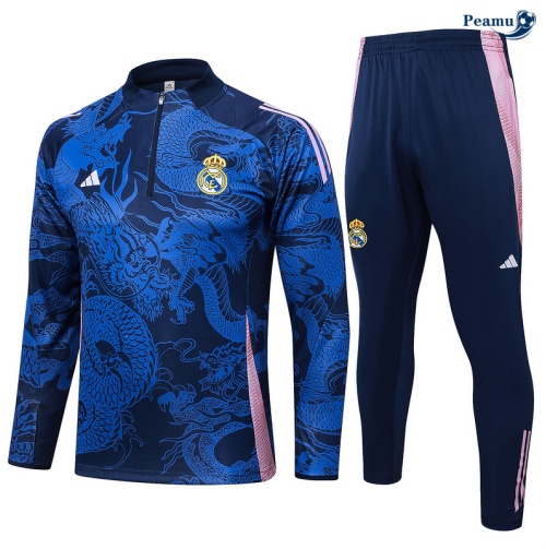 Acquistare Tuta Calcio Real Madrid blu marino 2024-2025