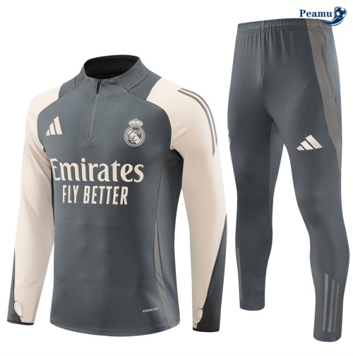 Grossista Tuta Calcio Real Madrid grigio scuro 2024-2025