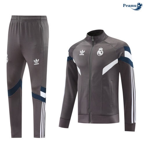 Saldi Tuta Calcio giacca Real Madrid grigio 2024-2025