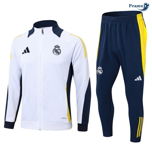 Offrire Tuta Calcio giacca Real Madrid bianco 2024-2025