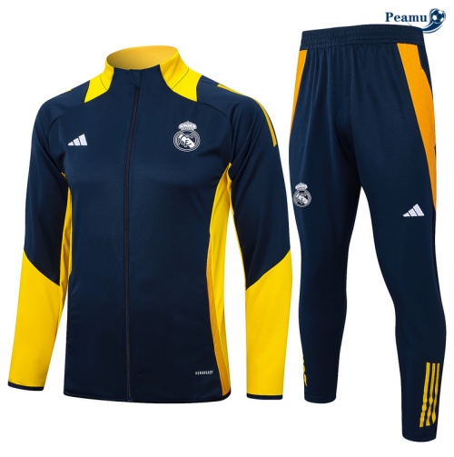 Creare Tuta Calcio giacca Real Madrid blu marino 2024-2025