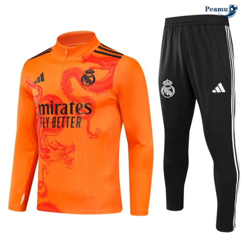 Grossista Tuta Calcio Real Madrid édition spéciale colore arancione 2024-2025