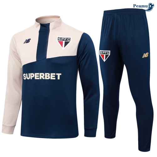 Acquista Tuta Calcio São Paulo blu marino 2024-2025