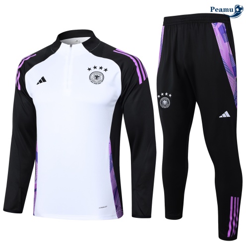 Collezione Tuta Calcio Bambino Allemagne bianco 2024-2025