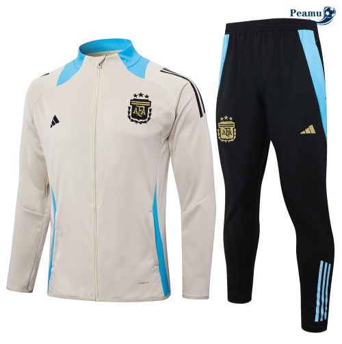 Fornire Tuta Calcio giacca Bambino Argentine albicocca 2024-2025
