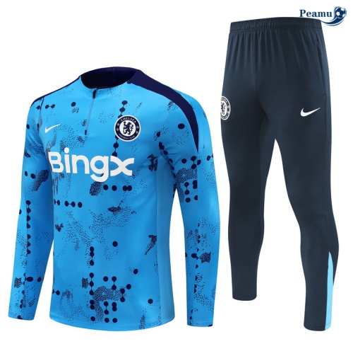 Scelta Tuta Calcio Bambino Chelsea blu 2024-2025