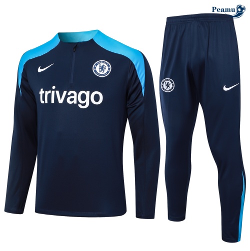 Acquista Tuta Calcio Bambino Chelsea blu 2024-2025