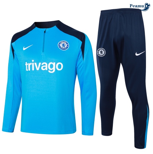 Acquistare Tuta Calcio Bambino Chelsea azzurro 2024-2025