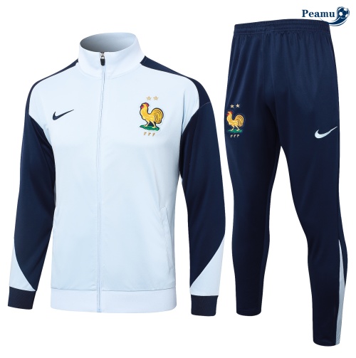 Collezione Tuta Calcio giacca Bambino Francia blu 2024-2025