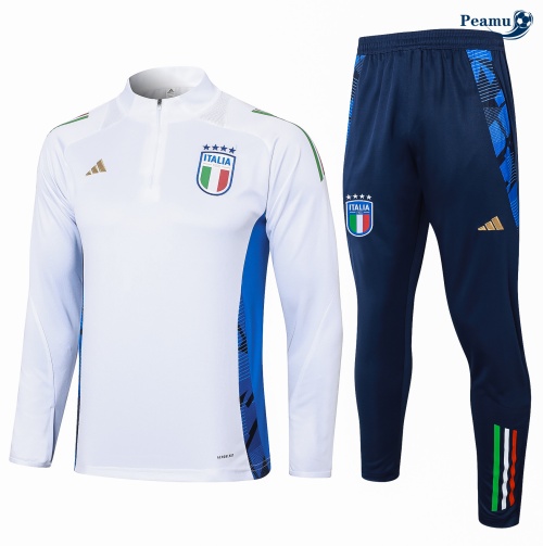 Acquista Tuta Calcio Bambino Italia bianco 2024-2025