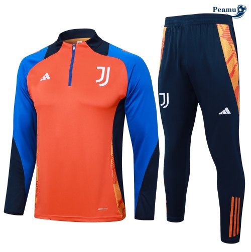 Promozionale Tuta Calcio giacca Bambino Juventus colore arancione 2024-2025