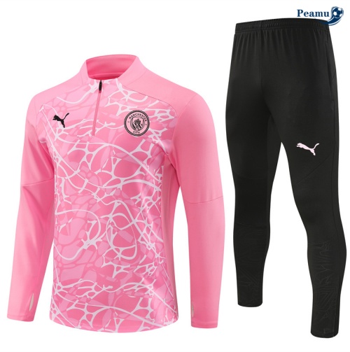 Promozionale Tuta Calcio Bambino Manchester City rosa 2024-2025