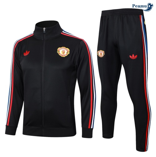 Grossista Tuta Calcio Bambino Manchester United nero 2024-2025