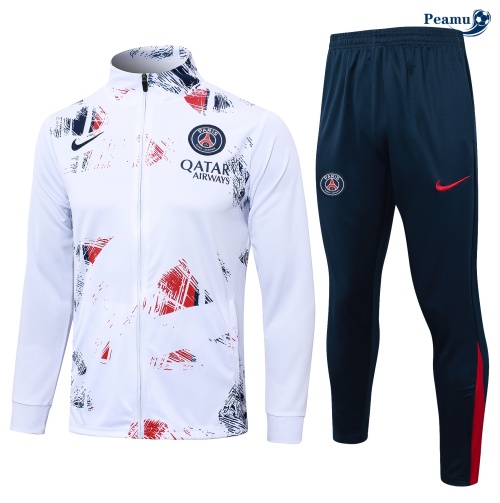 Scelta Tuta Calcio giacca Bambino PSG bianco 2024-2025