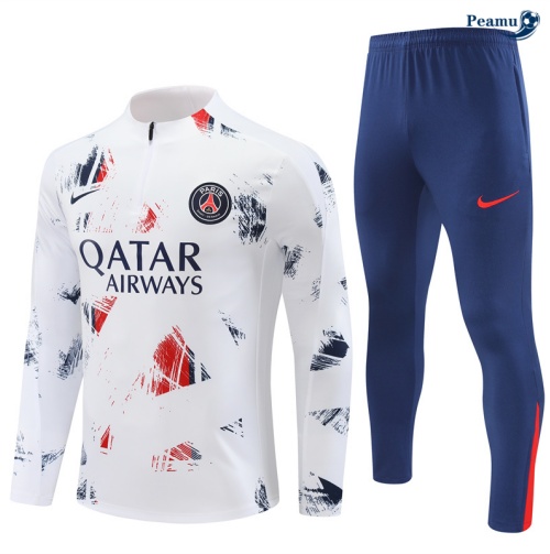 Acquista Tuta Calcio giacca Bambino PSG bianco 2024-2025