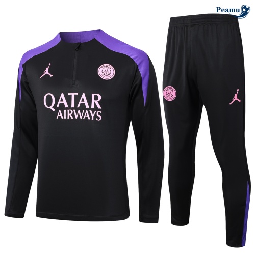 Negozio Tuta Calcio Bambino PSG nero 2024-2025