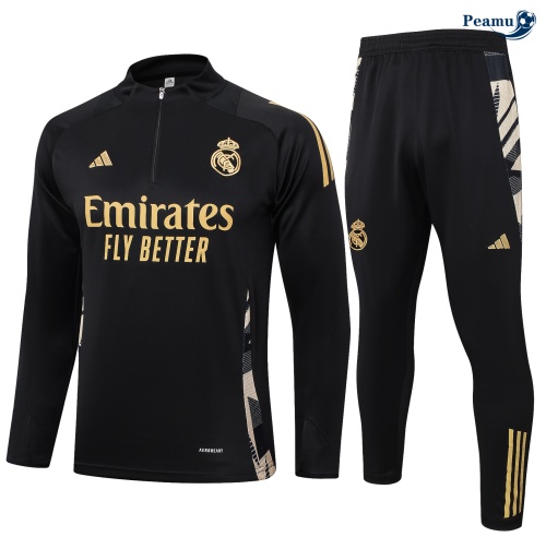 Nuovo Tuta Calcio Bambino Real Madrid nero 2024-2025
