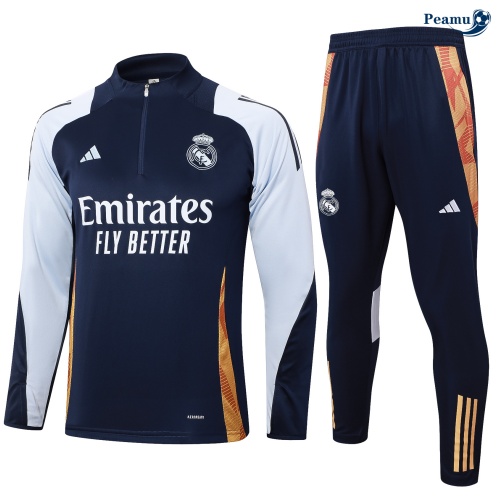 Acquista Tuta Calcio Bambino Real Madrid blu marino 2024-2025