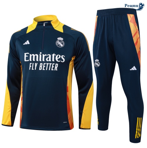 Offrire Tuta Calcio Bambino Real Madrid blu marino 2024-2025