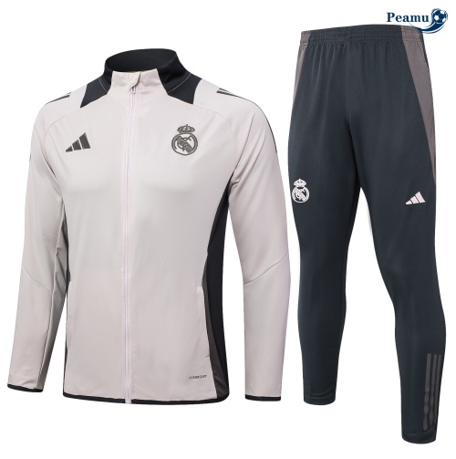 Creare Tuta Calcio giacca Bambino Real Madrid grigio 2024-2025