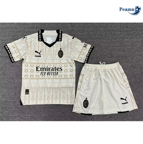 Negozio Maglia Calcio AC Milan Bambino 4th bianco 2023-2024