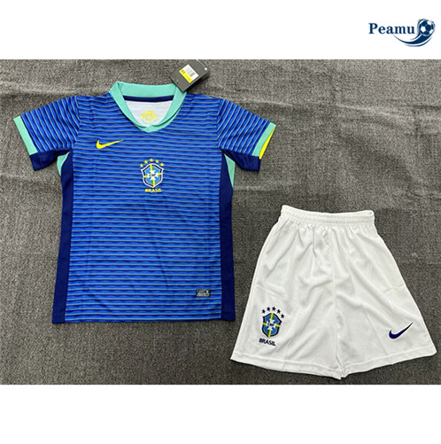 Acquistare Maglia Calcio Brasile Bambino Seconda 2024-2025