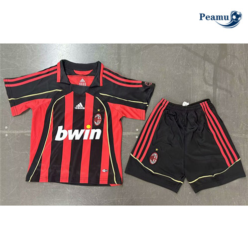 Collezione Classico Maglie Calcio AC Milan Bambino Prima 2007-08
