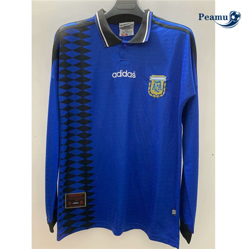 Grossista Classico Maglie Calcio Argentina Seconda Manica lunga 1994