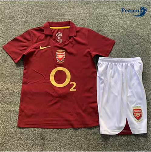Scelta Classico Maglie Calcio Arsenal Bambino Prima 2005-06