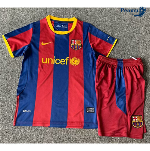 Saldi Classico Maglie Calcio Barcellona Bambino Prima 2010-11