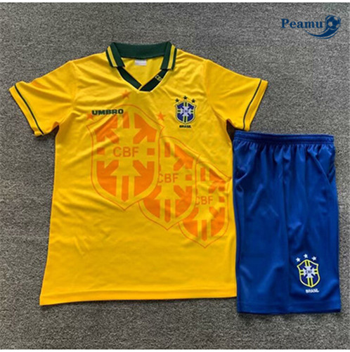 Vendita Classico Maglie Calcio Brasile Bambino Prima 1994